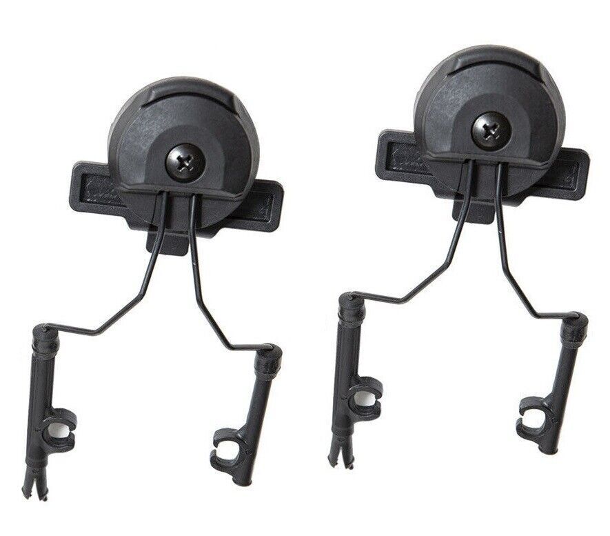 Helmet Adapter Black For Peltor Comtac Headset Ear Protection Exfil 3.0 Rail NEW