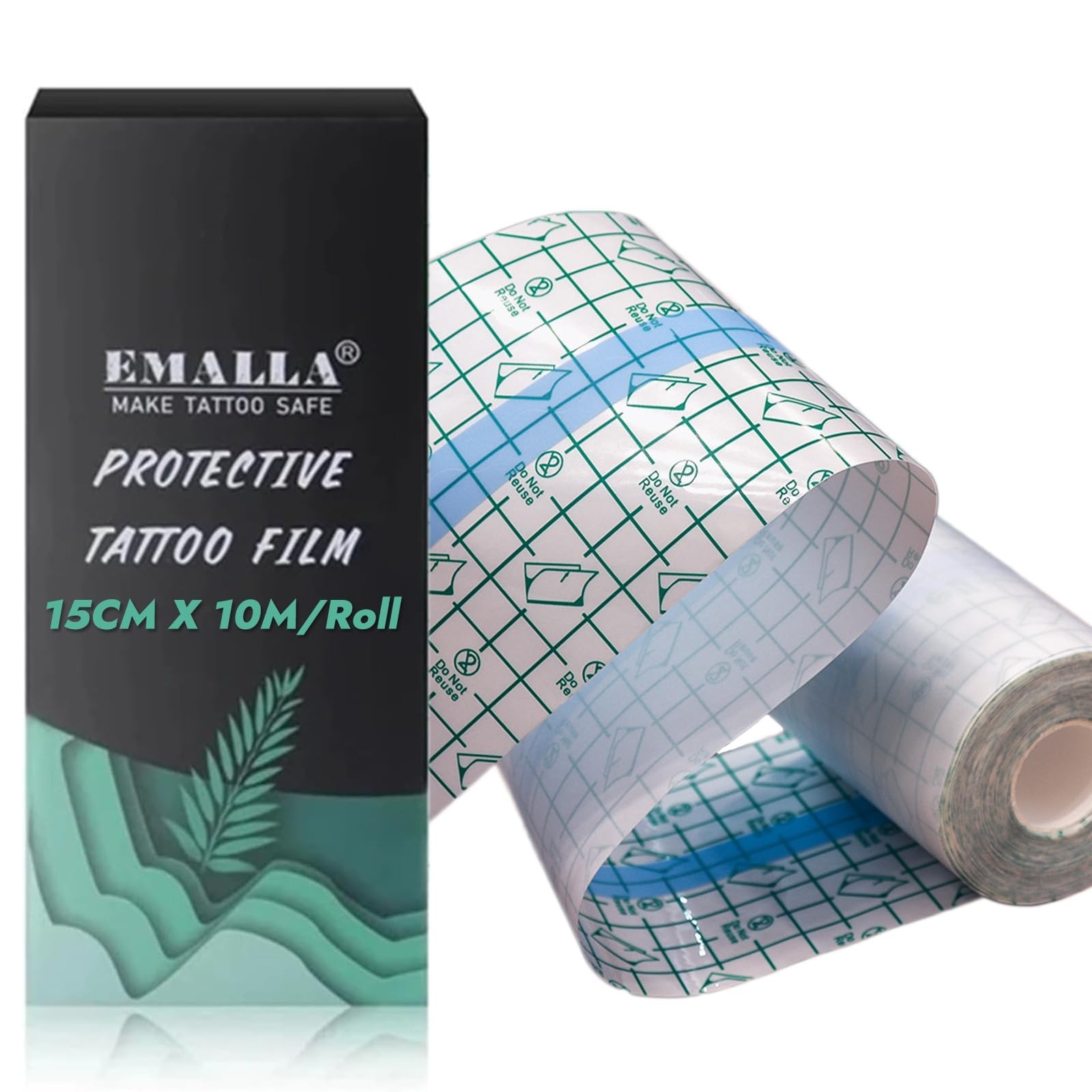 Tattoo Aftercare Bandage - 6“ X 11 Yards Second Skin Tattoo Cover Latex-Fr