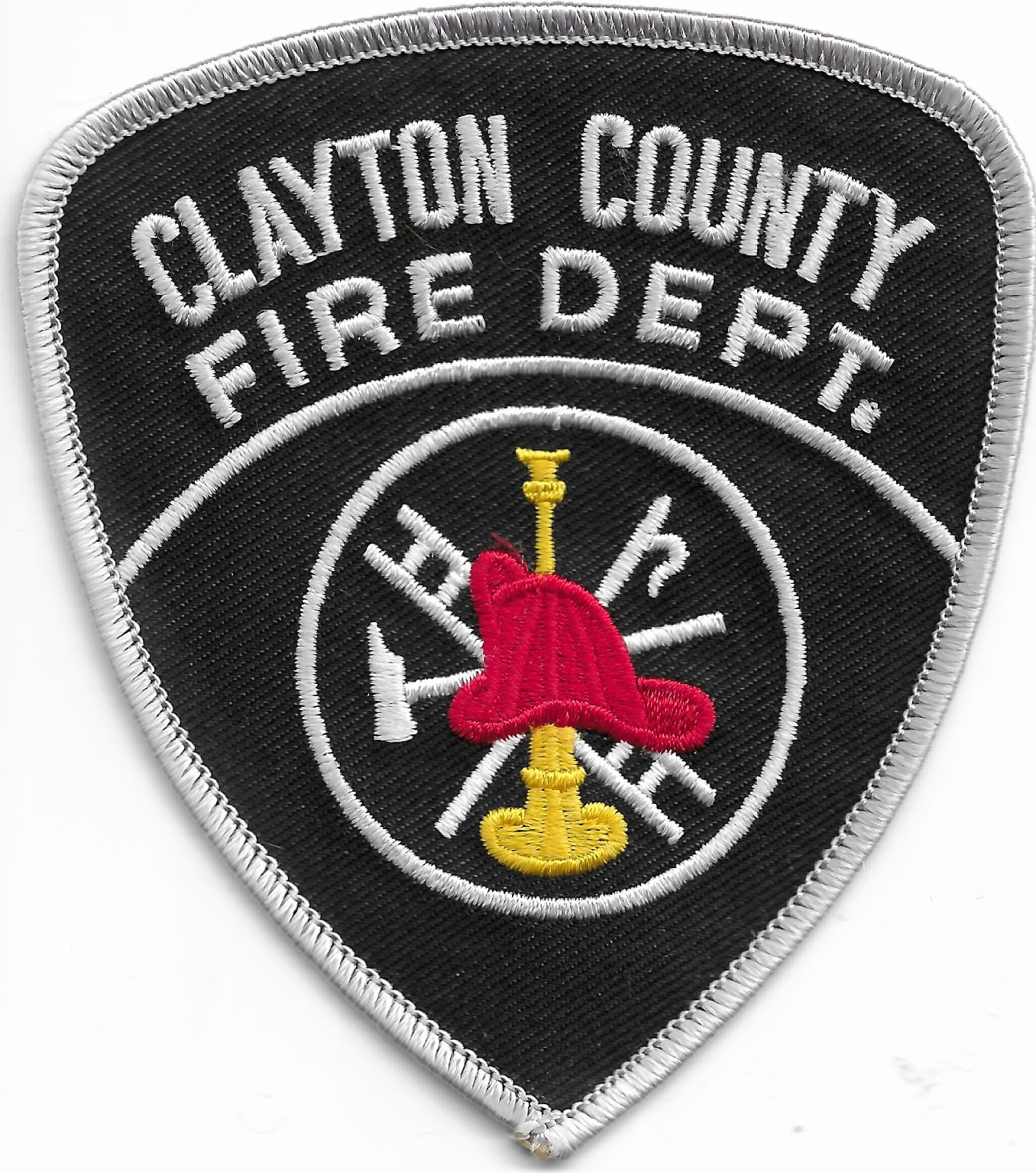 Clayton County Dept., Georgia  (3.5" x 4" size) fire patch