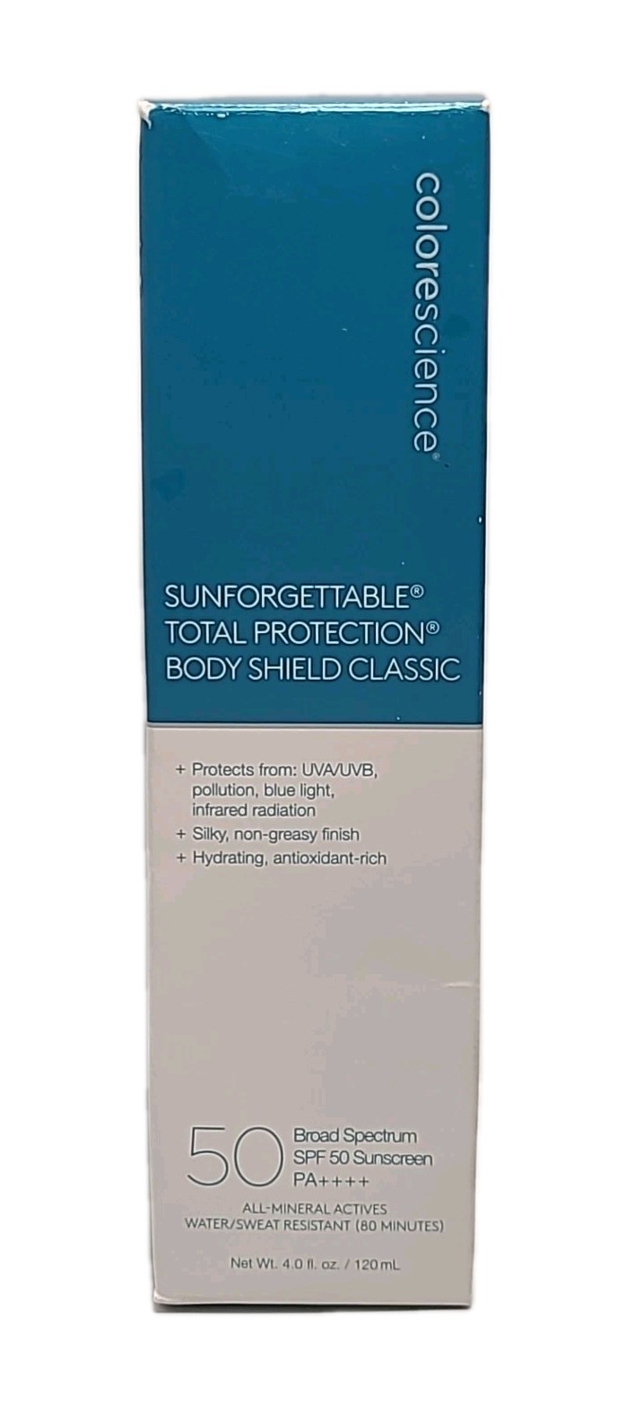 ColoreScience SUNFORGETTABLE Total Protection Body Shield SPF 50 4 oz Sunscreen