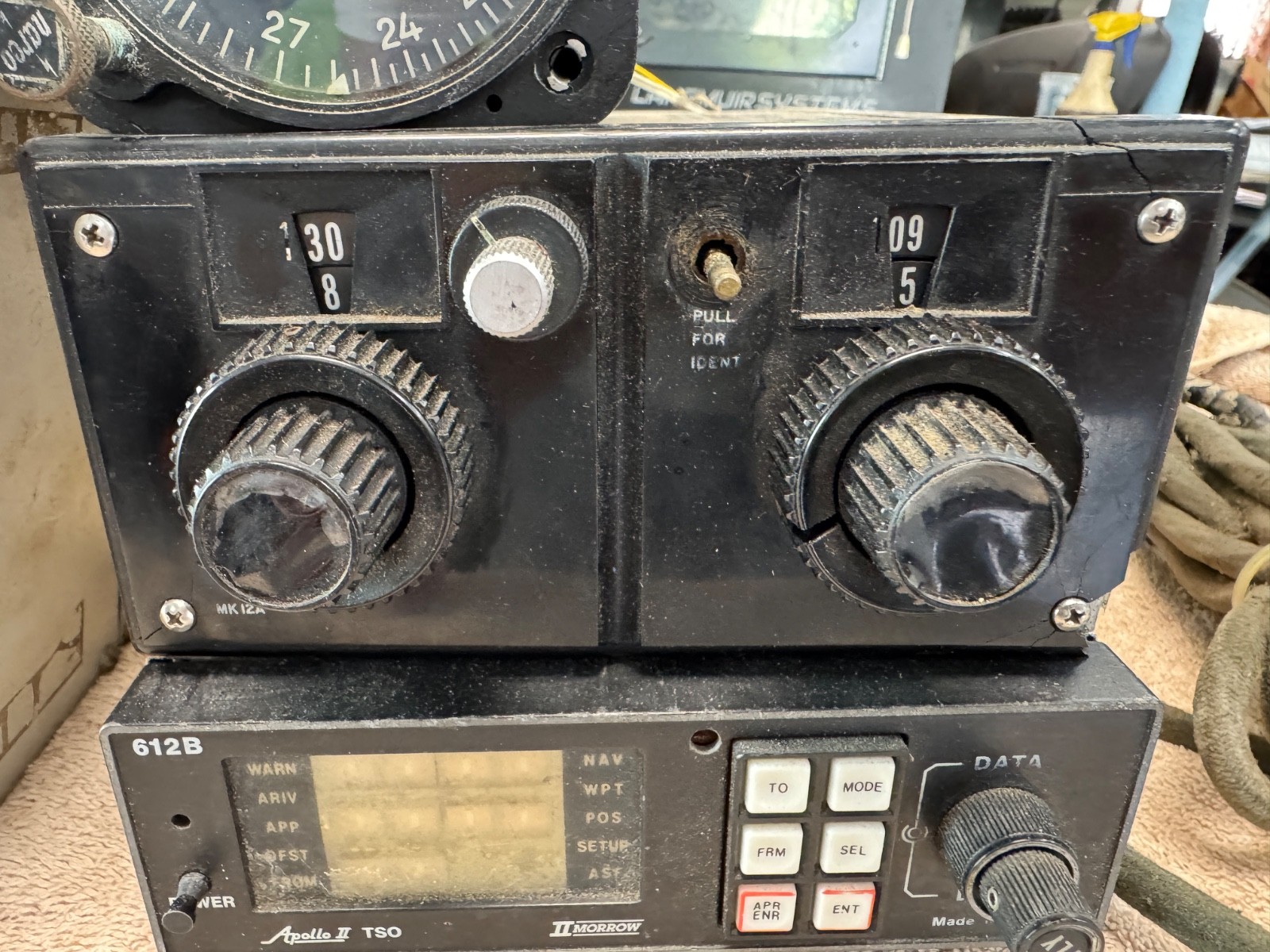 Cessna 150 parts lot Apollo 2 Loran C 612B Narco T12 MP-12A vhf radio loran