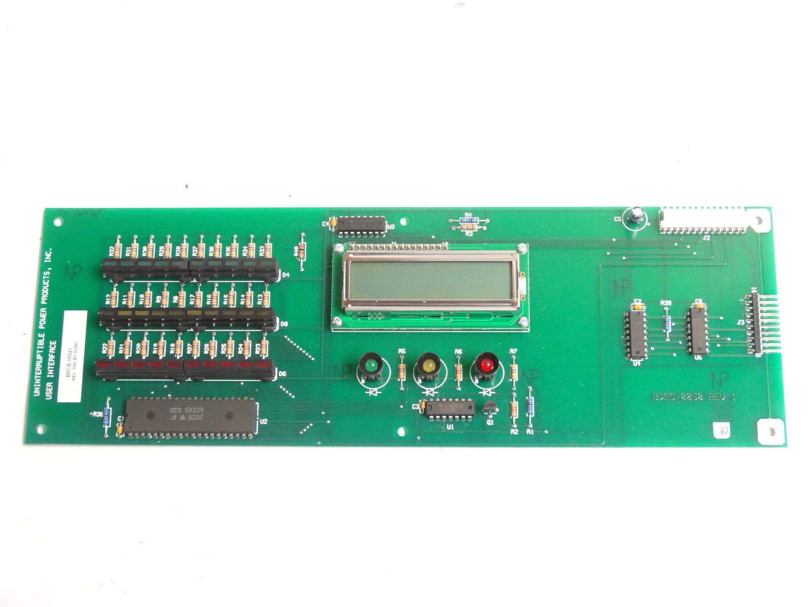 UPPI User Interface Board BPCB-10021 Rev A00