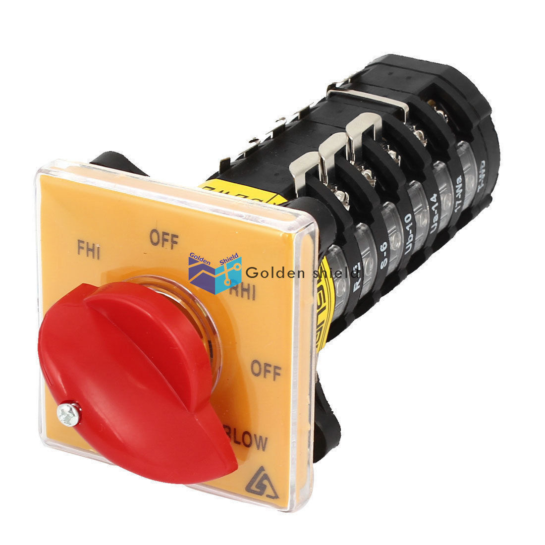 SZW25-6 Panel One Phase Rotary Selector Cam Changerover Switch AV380V 25A✦Kd
