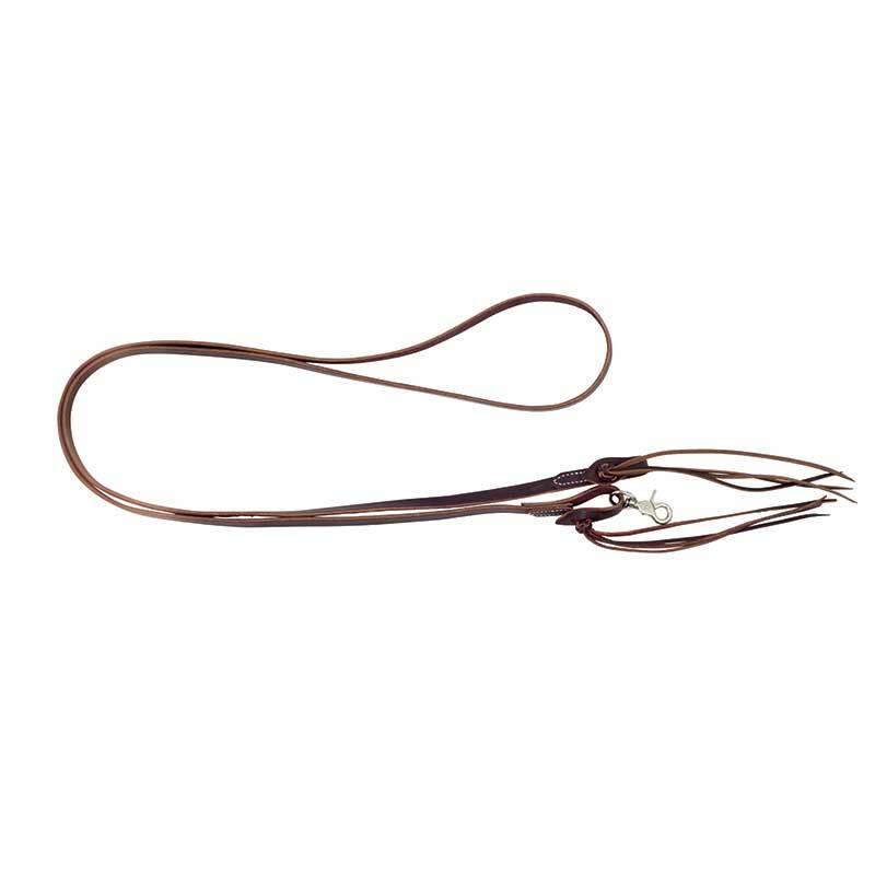 Partrade Trading Company 5/8” x 8’ Pineapple Knot Latigo Leather Roping Reins
