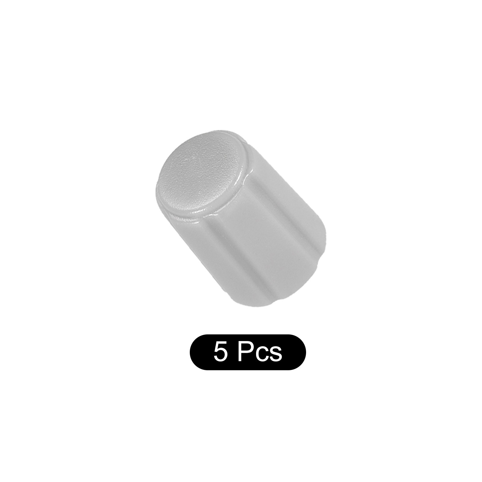Potentiometer Control Knob Insert Shaft D Switch Knobs 6mm/Grey / 5Pcs