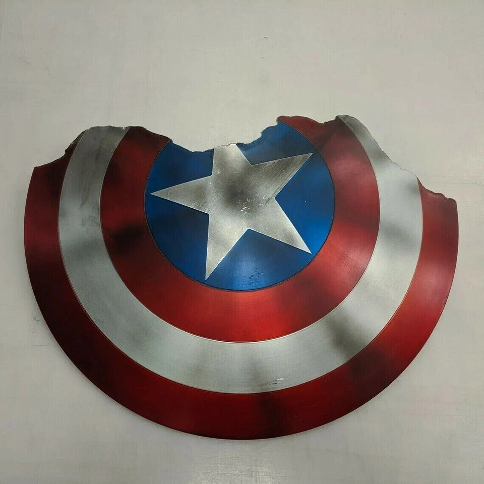 Captain America Broken Shield Metal Prop Replica Avengers Endgame Shield Gift
