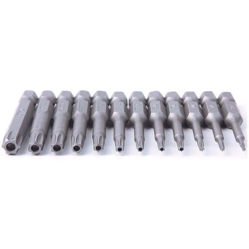 Efficient Tool Kit with Magnetic For Torx Bits Features All Essential Sizes