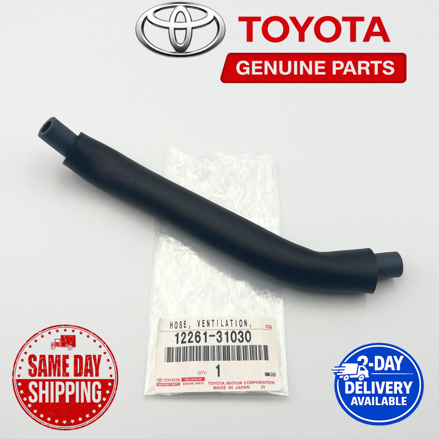 GENUINE OEM TOYOTA TACOMA FJ 4RUNNER TUNDRA 4.0L V6 VENTILATION HOSE 12261-31030