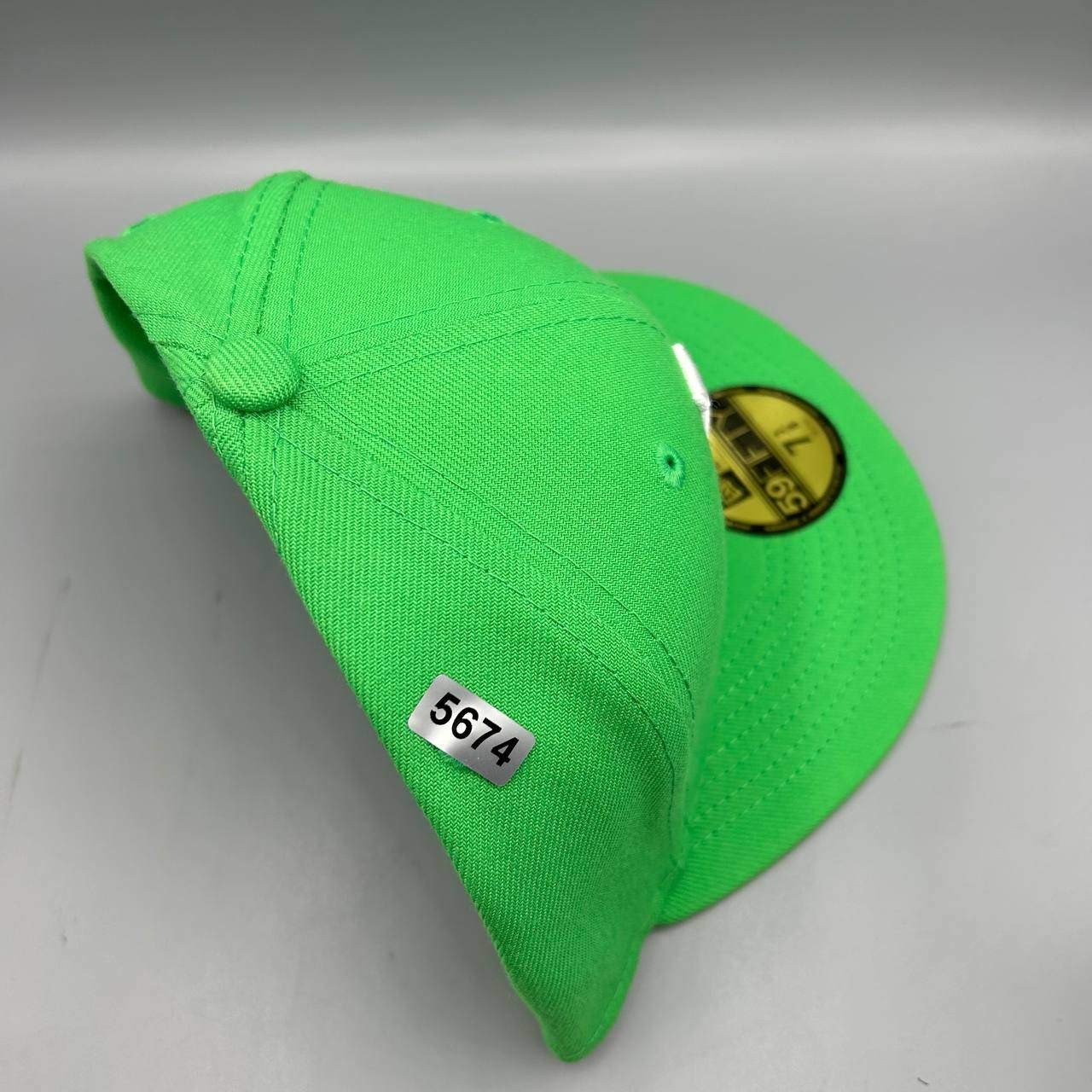 Los Angeles LA Dodgers Hat Men 7 3/8 Green 59Fifty New Era MLB Fitted Cap New