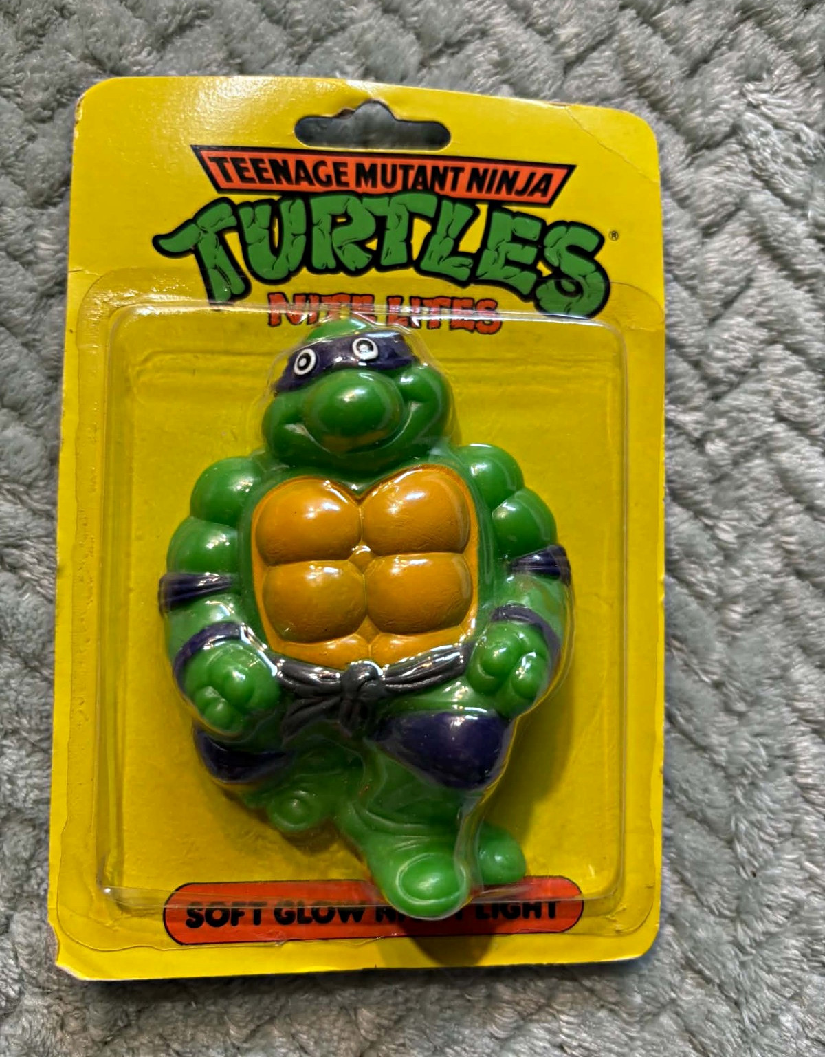 Teenage Mutant Ninja Turtles Soft Glow Neon Night Light 115V 1/4W 1990