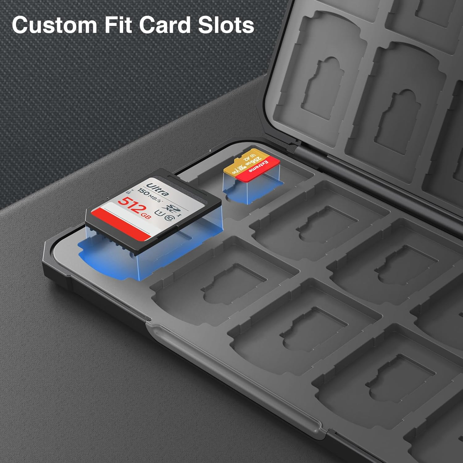 Memory Card Case for SD/TF Cards,Portable SD Card Holder Storage Case Compatible