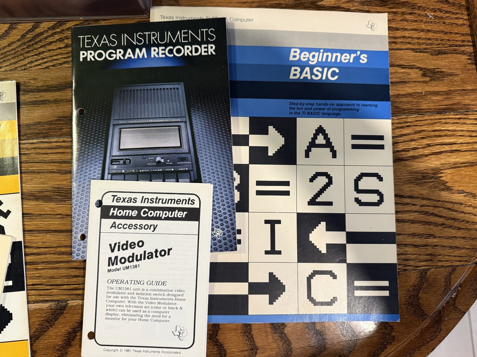 Vintage Texas Instruments TI-99/4A Computer w/ Software and Accessories