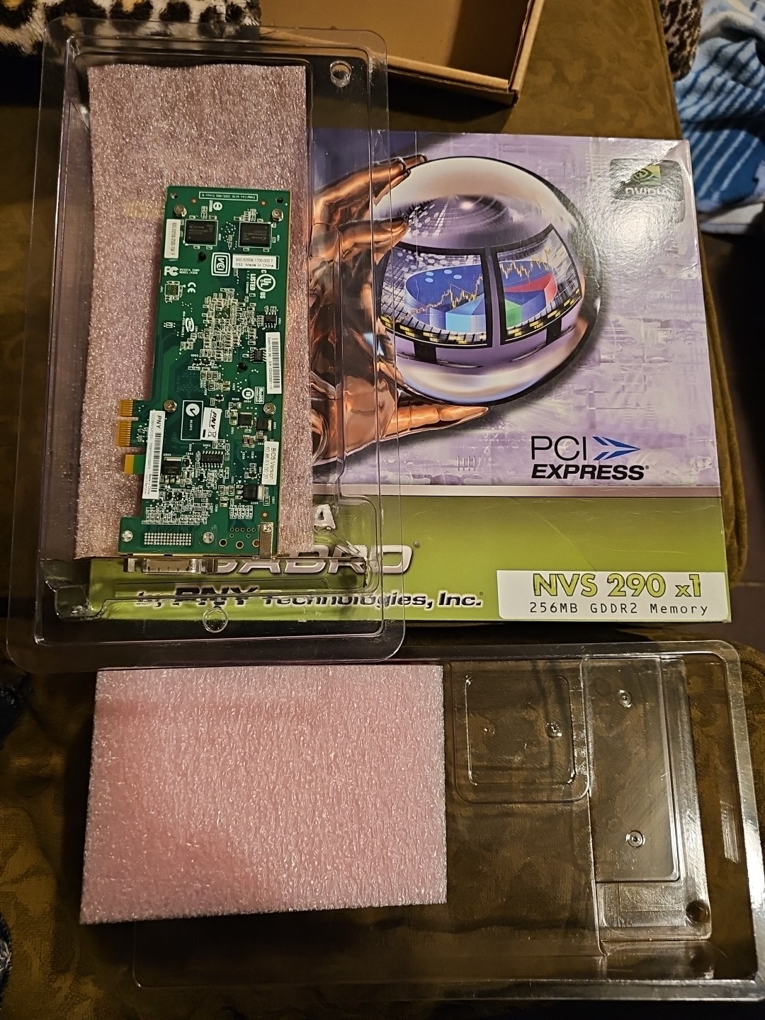 PNY VCQ290NVS-PCIEX1-PB Quadro NVS 290 PCI Professional Graphic Card