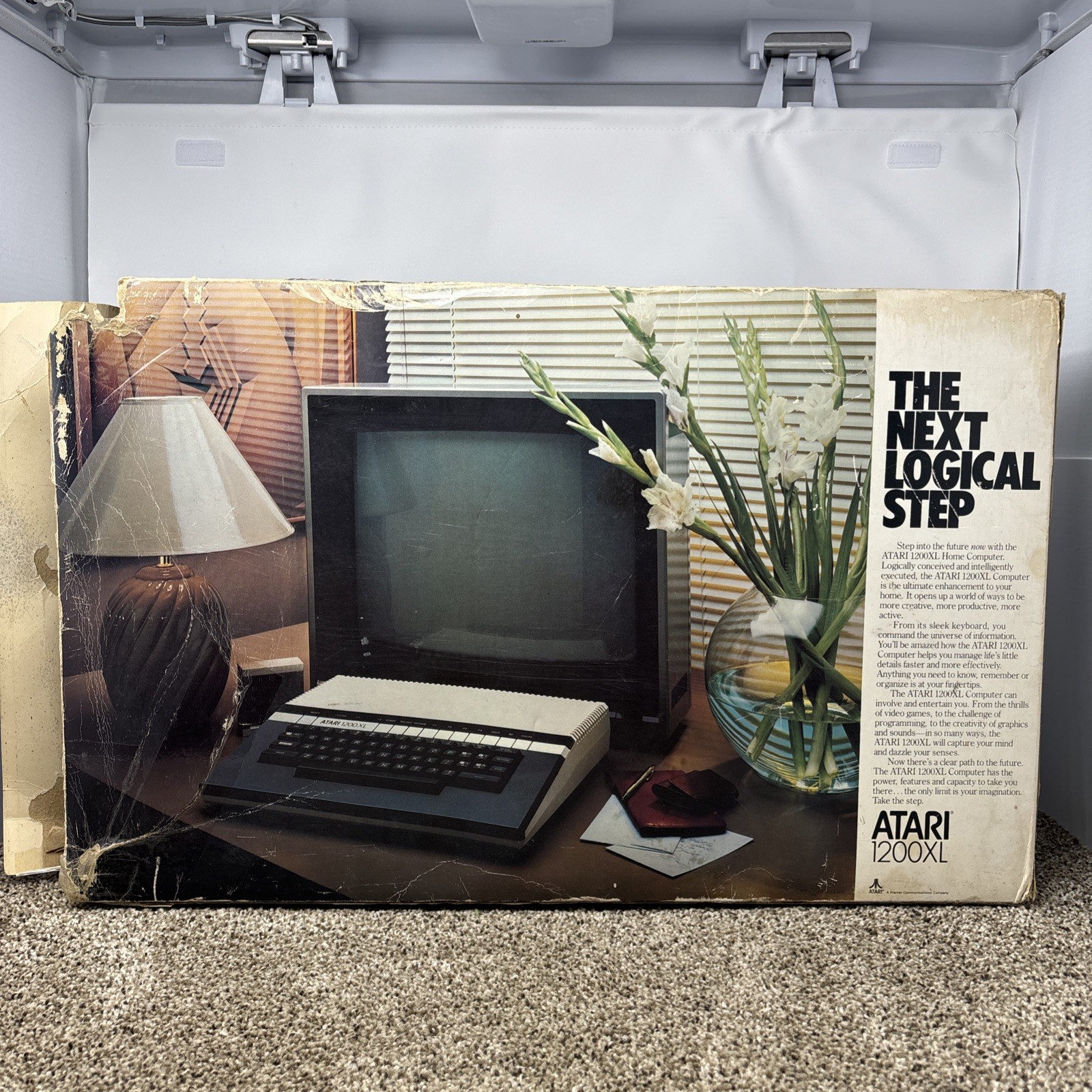 ATARI 1200XL Vintage Home Computer Tested And Working With Original Box