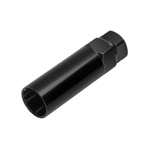 6 Spline Tuner Lug Nuts Key for 6 Spline with Hex 3/4" and 13/16" 1 Black