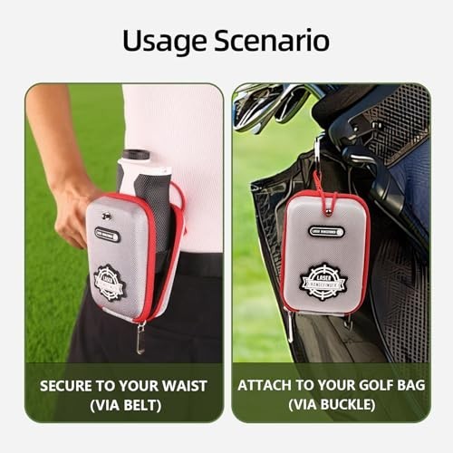 Universal Golf Range Finder Hard Case - Shockproof, Anti-Scratch Pouch for All M