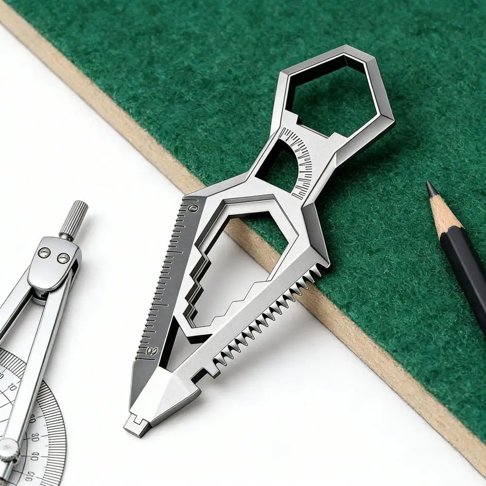 Outdoors Multitool Portable Keychain Combo Tool for Everyday Carry and Camping