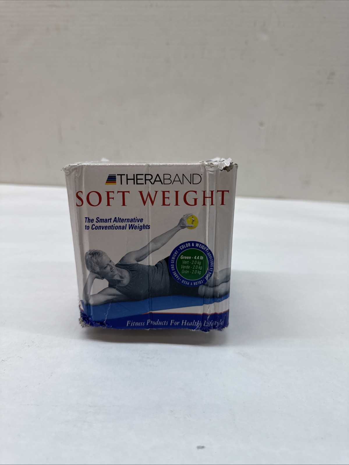 Thera-Band Soft Weighted Ball, Green 4.4lb, New In Box Medical Grade