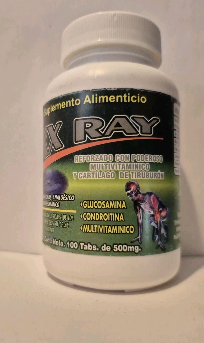 XX RAY MULTIVITAMINIC 100 Tablets 500mg Nutritional Supplement