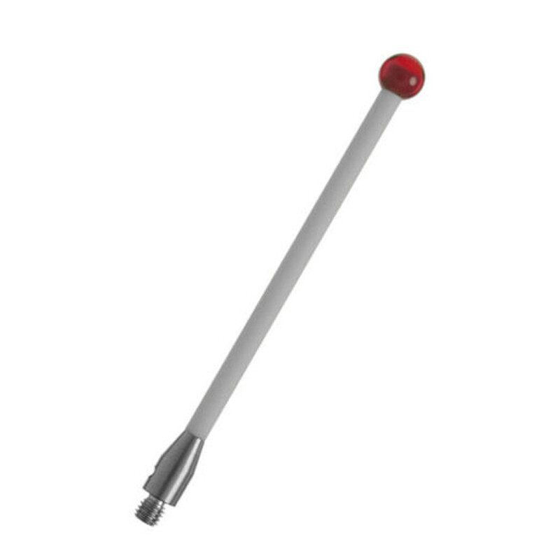 CMM Styli M3 Thread 5mm Ruby Ball Point Ceramic Rod L50mm Compatible A-5003-0069