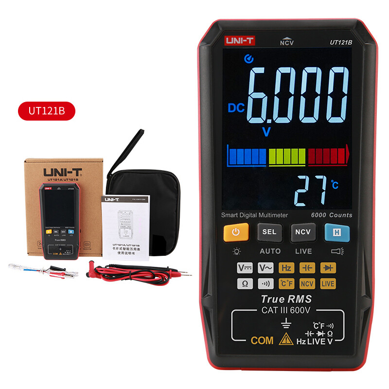 UNI-T Smart True RMS Multimeter Digital Volt meter Cap NCV Live Wire Temp Tester