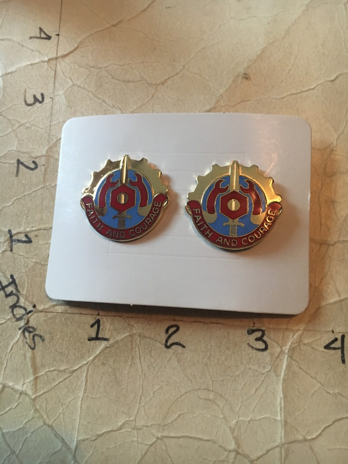 US Army 731st Maintenance  Battalion, cb -Unit Crest, DI, DUI SET OF 2
