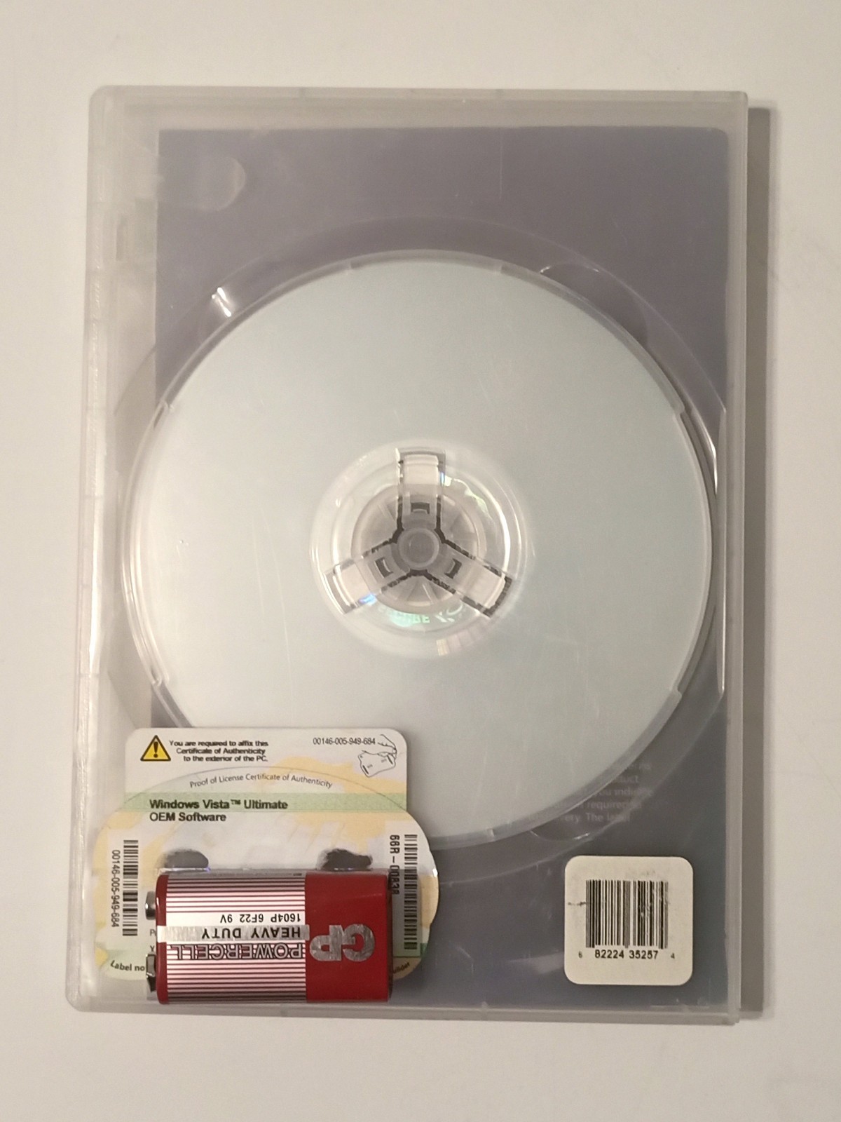 Microsoft Windows Vista Ultimate 64-bit DVD