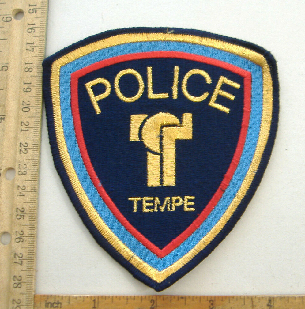 TEMPE POLICE.~ARIZONA  FABRIC PATCH