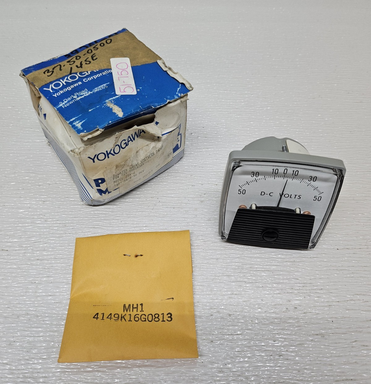 Yokogawa 254-2 Panel Meter 0-1500 D-C Volts