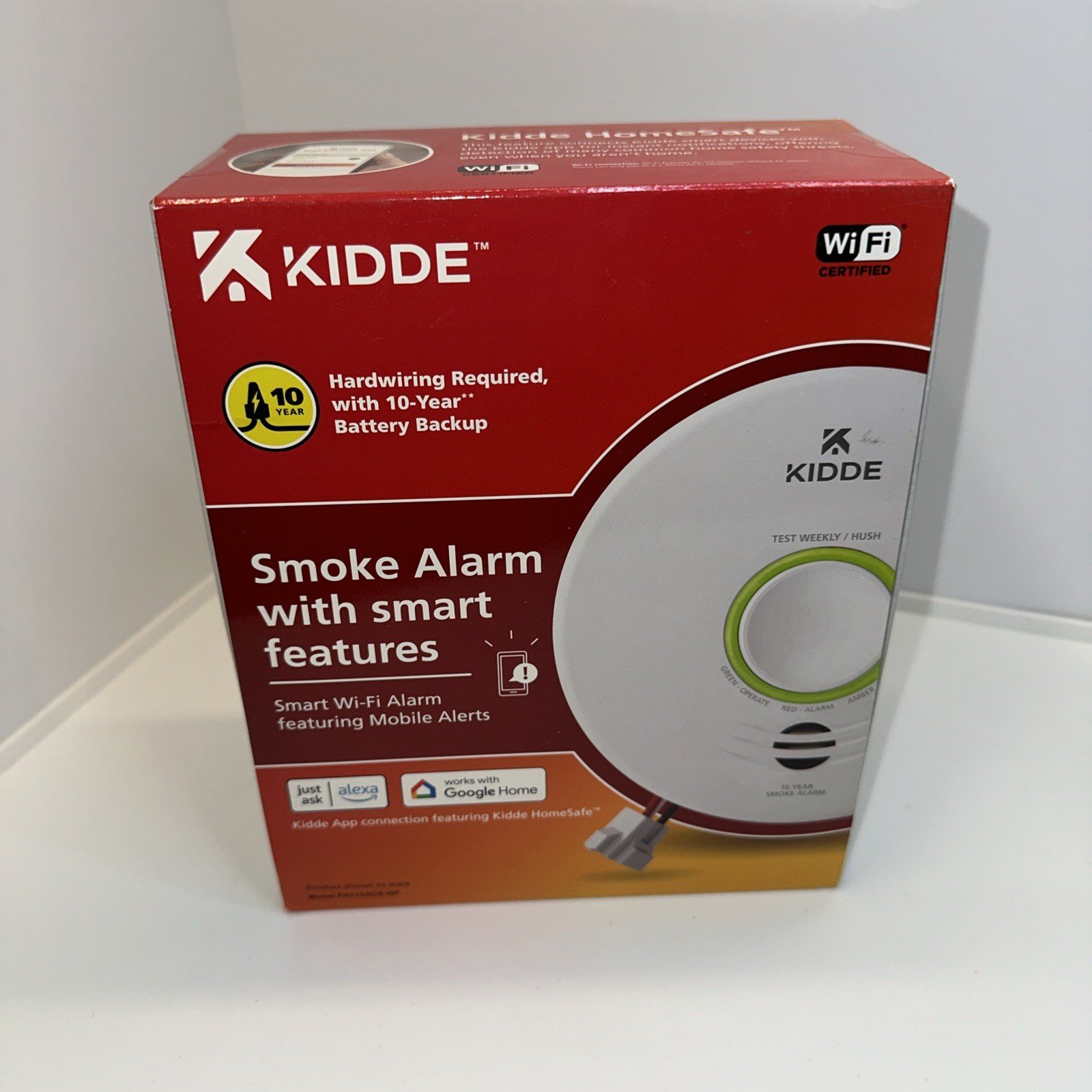 Kiddie Smart Hardwired Wi-Fi Enabled Smoke Detector 21032064 NEW SEALED