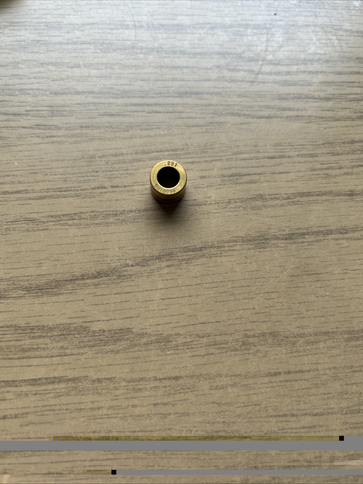 REDDING TITANIUM NITRIDE NECK SIZING BUSHING .291 DIAMETER