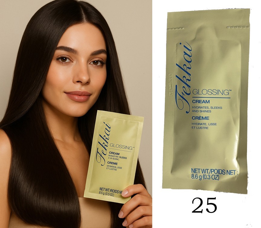 Fekkai Glossing Cream -Original Package-(25 Packets/Samples)8.6 g. (0.3 oz) each