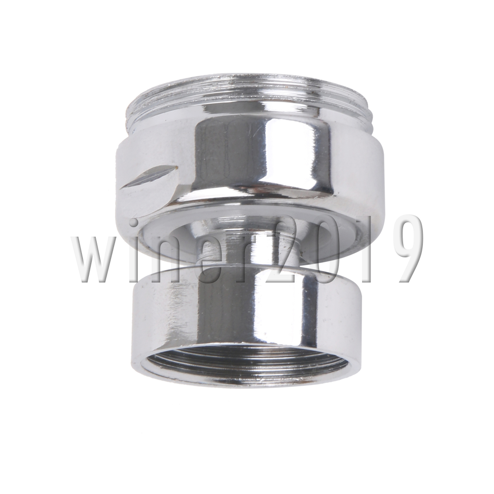 Faucet Copper Adaptor Water Tap Aerator Connector 360 Degree 17-22mm Pack of 3