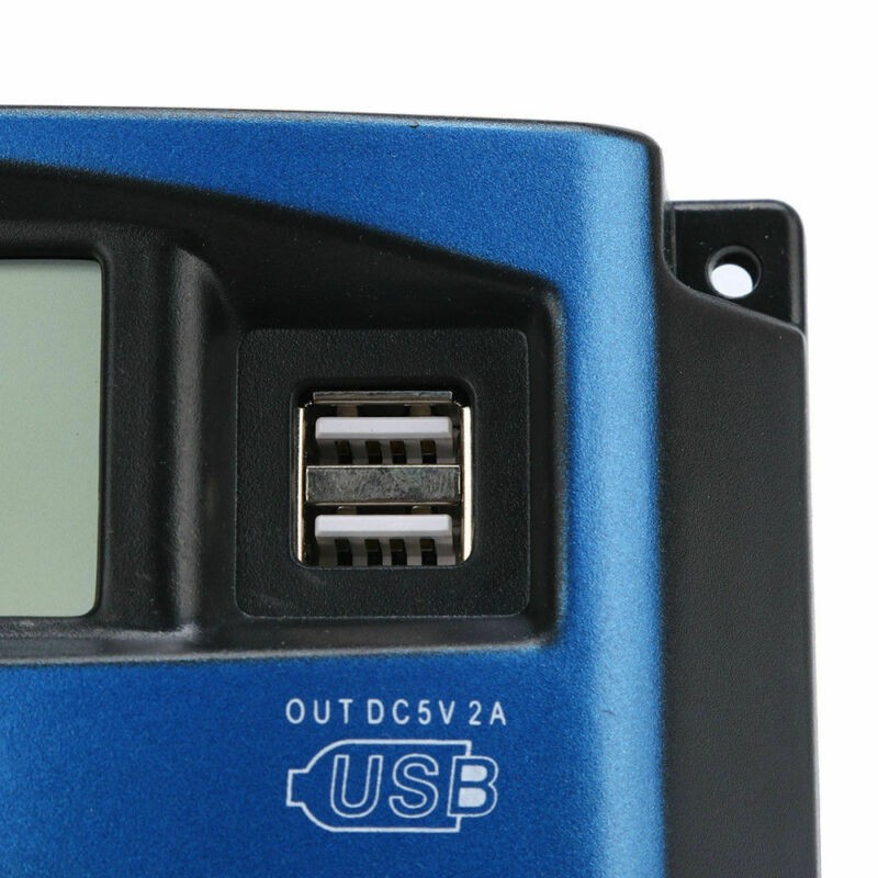 60A MPPT Solar Panel Regulator Charge Controller 12V/ 24V Auto Focus Tracking