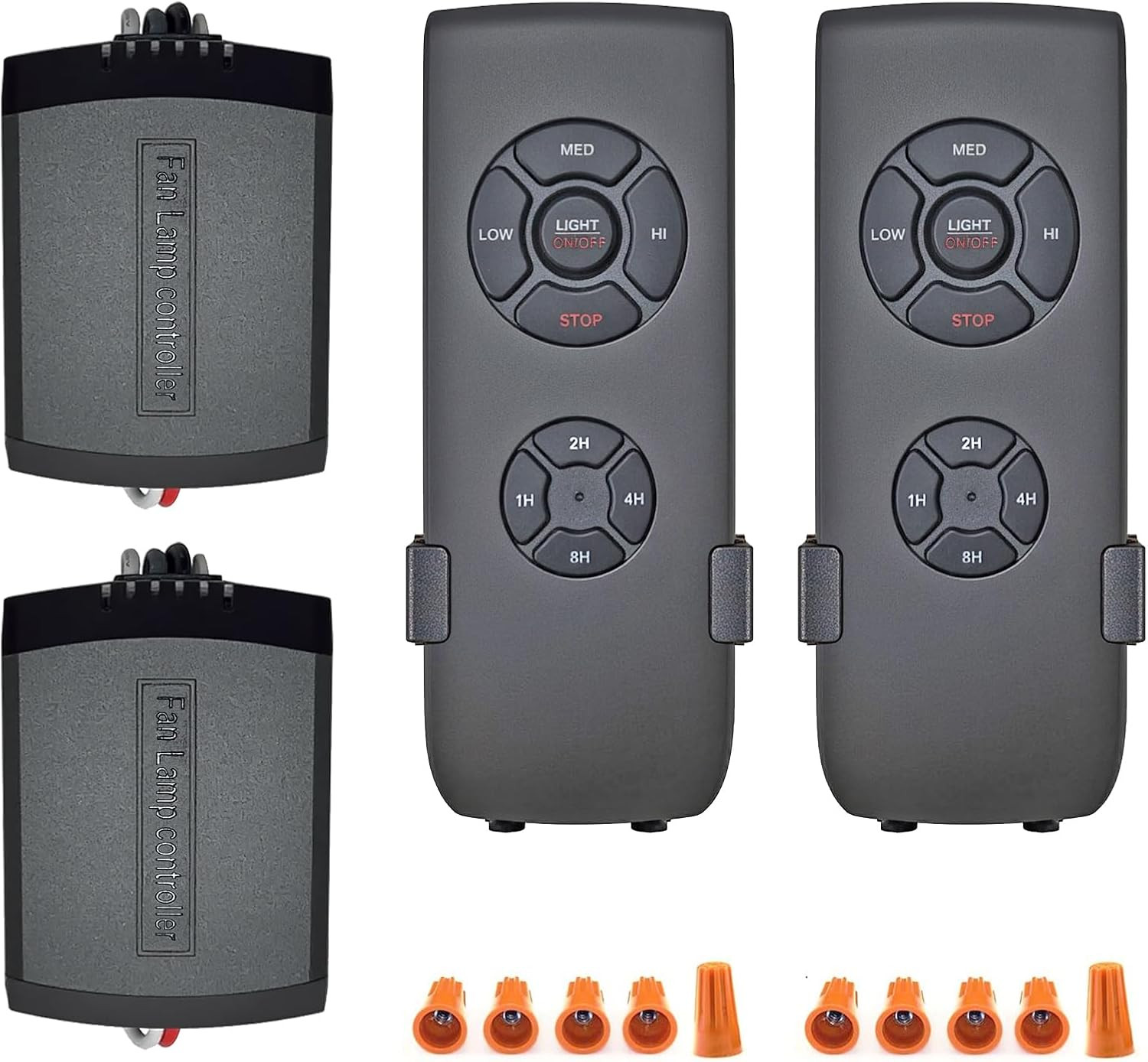 Ceiling Fan Remote Control Kit, Small Size Receiver Ceiling Fan Remote Control C