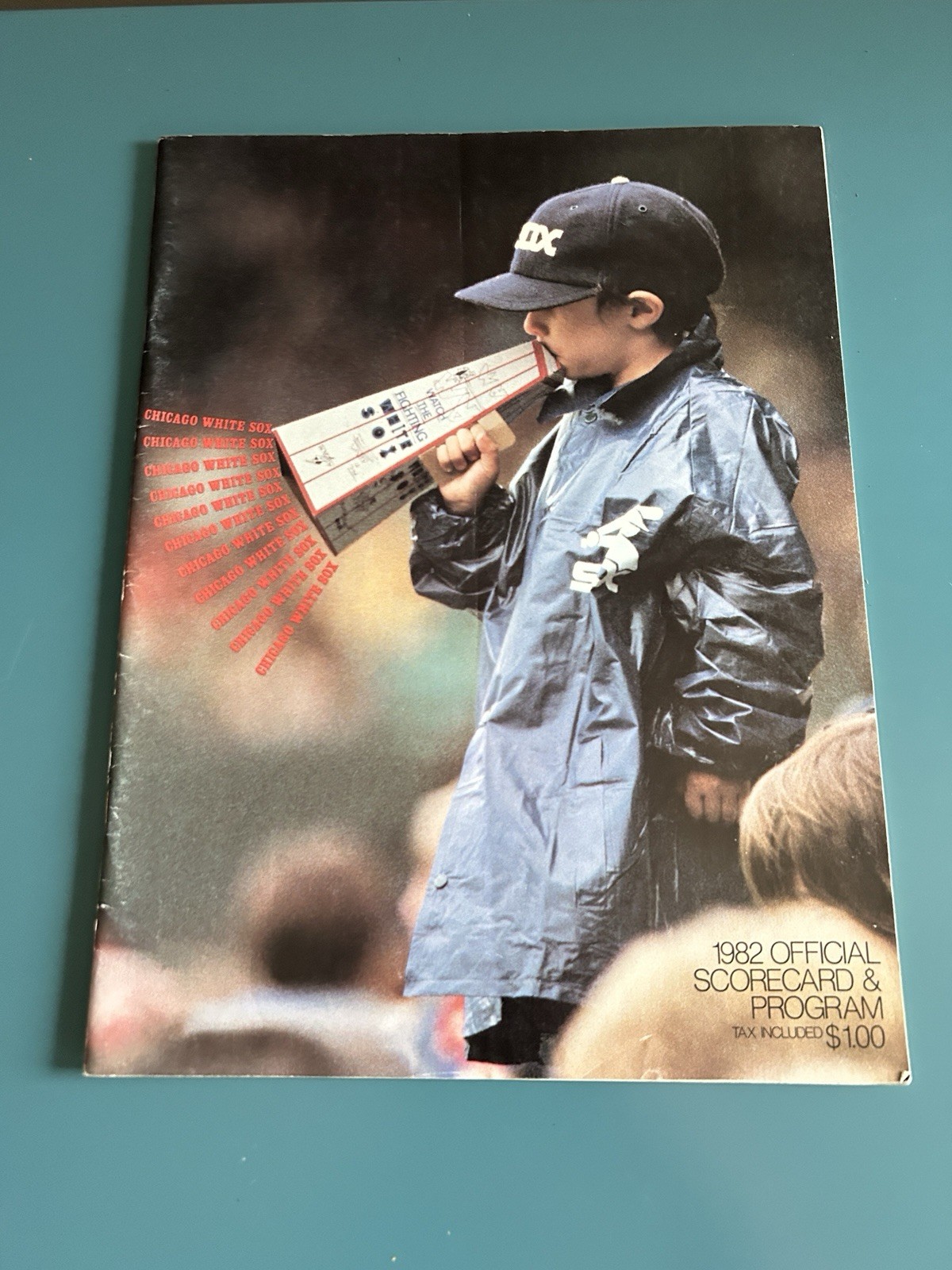 1982 Unscored Game Program Chicago White Sox v Milwaukee Brewers Yount HR MLB