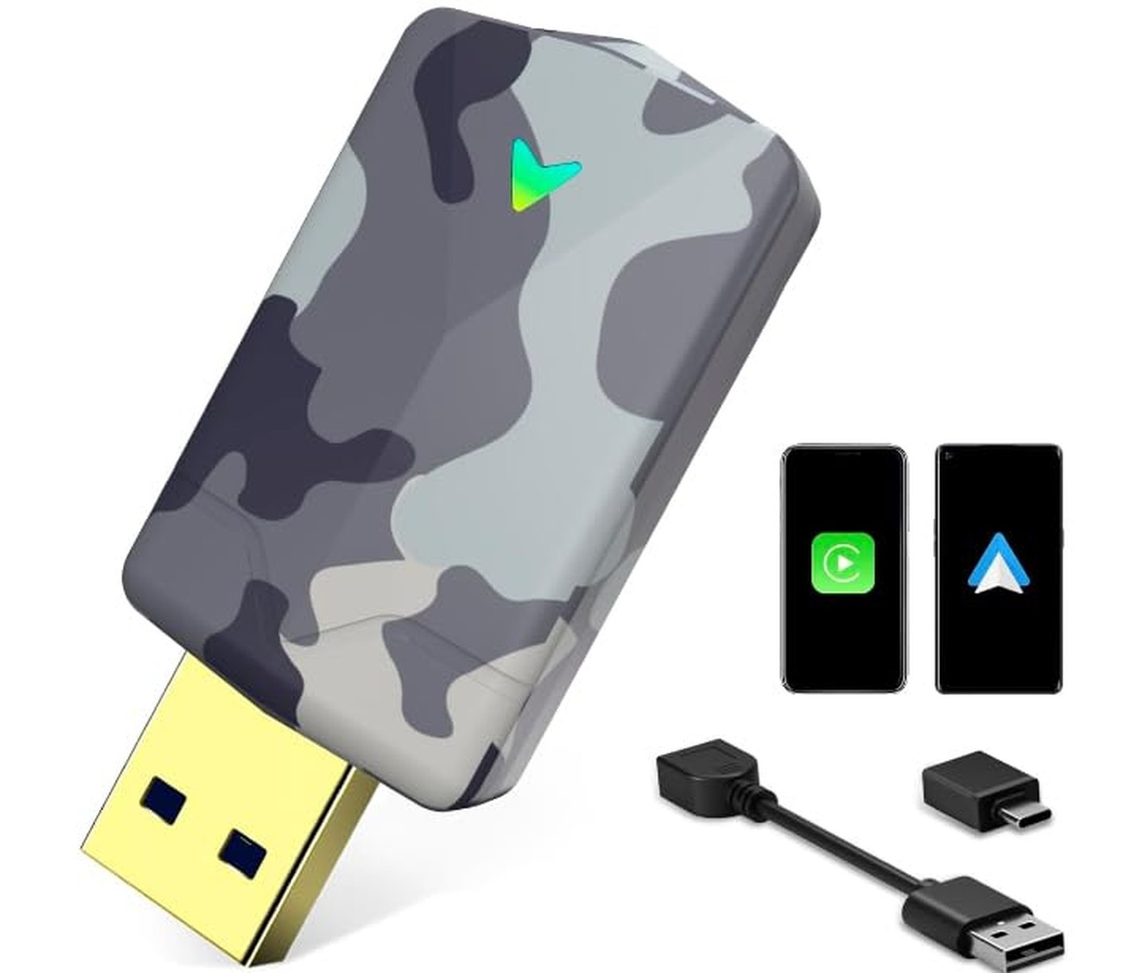 2026 Mini Wireless CarPlay Adapter, Fast Stable Connection, No Latency, Conve...