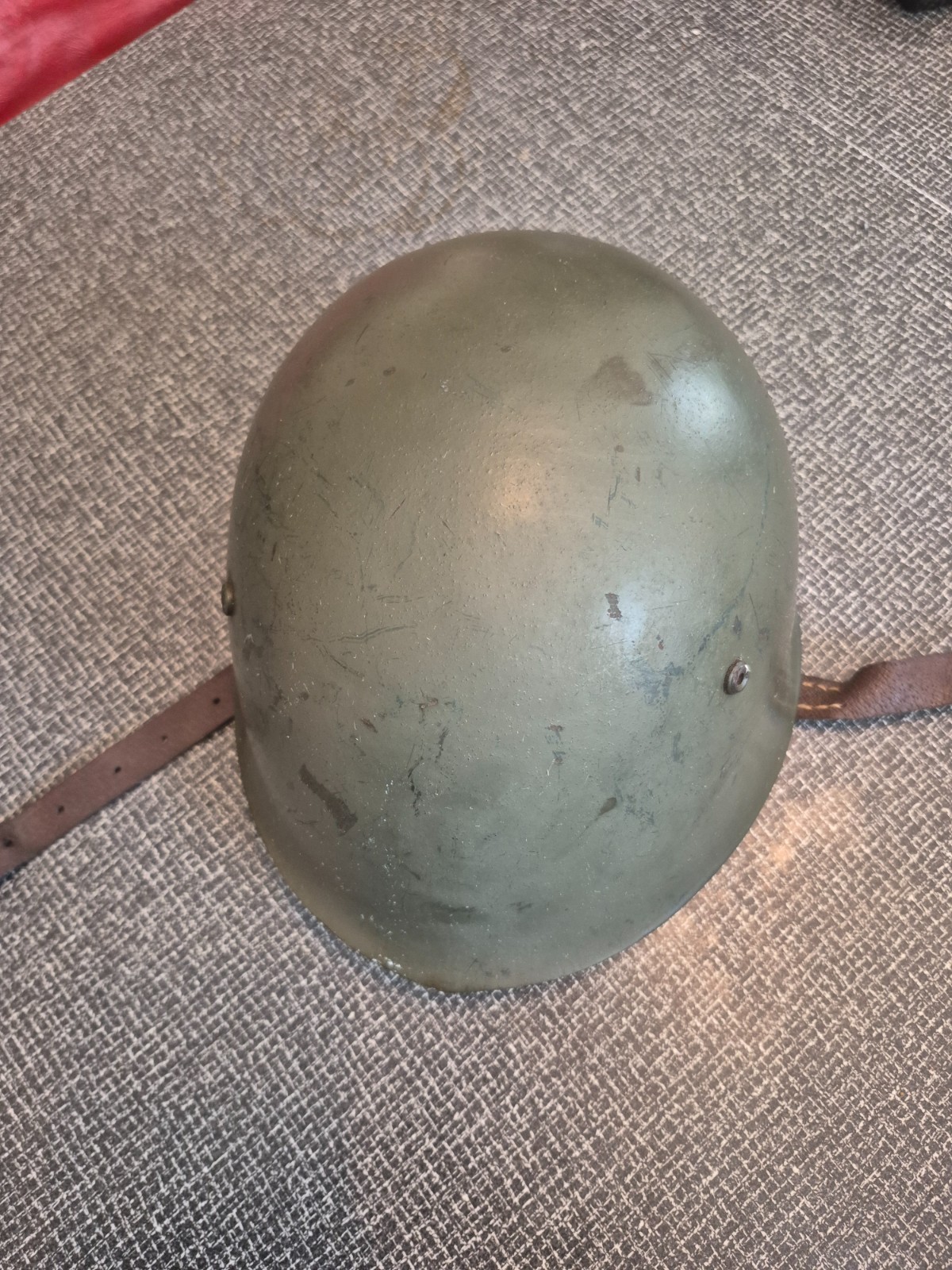 Italian WW2 M33 Helmet with Liner and Strap