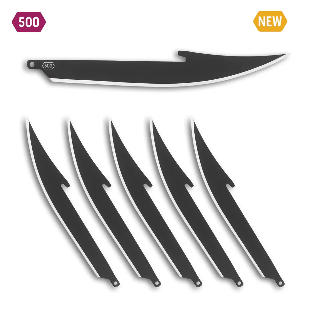 NEW Outdoor Edge 6 Black 5" Replacement Boning Fillet Blades