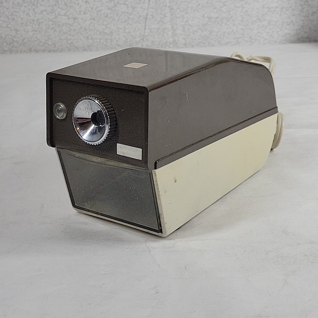 Vintage Tensor SP-40  Electric Pencil Sharpener Made in Japan Beige And Brown