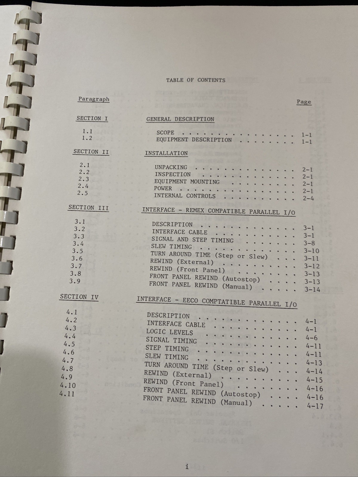 Remix The Director Tape Reader Series 9000 Technical Manual