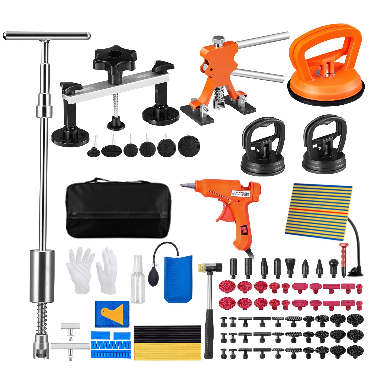 Uimoso Car Body Dent Puller Bridge Lifter Tool Paintless Hail Remover Repair Kit