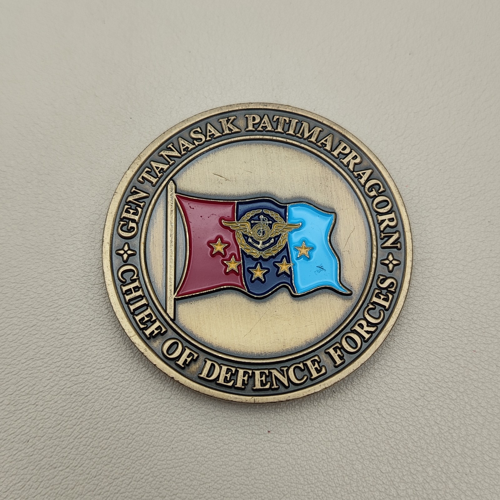 Gen Tanasakpatimapragorn Chief of Defence Forces Challenge Coin