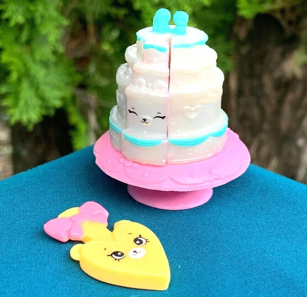 NEW Shopkins Happy Places Royal Trends Wedding Season Wedding Cake 4 Pieces