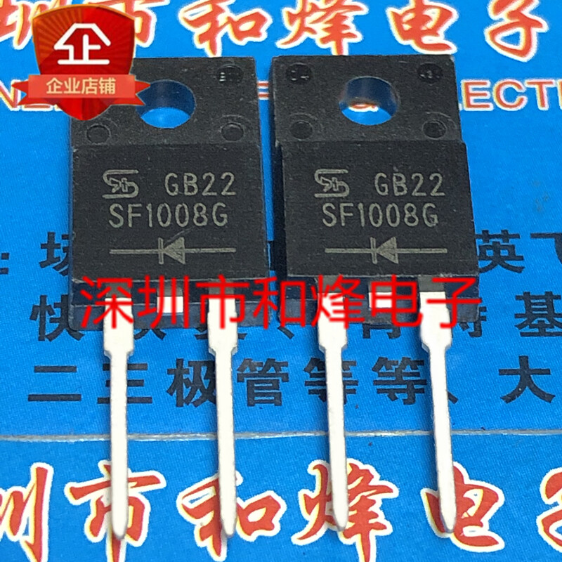 10PCS SF1008G TO-220F