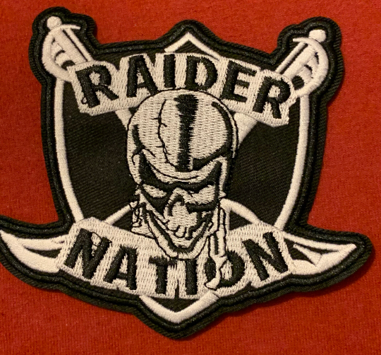 RAIDERS IRON ON PATCH