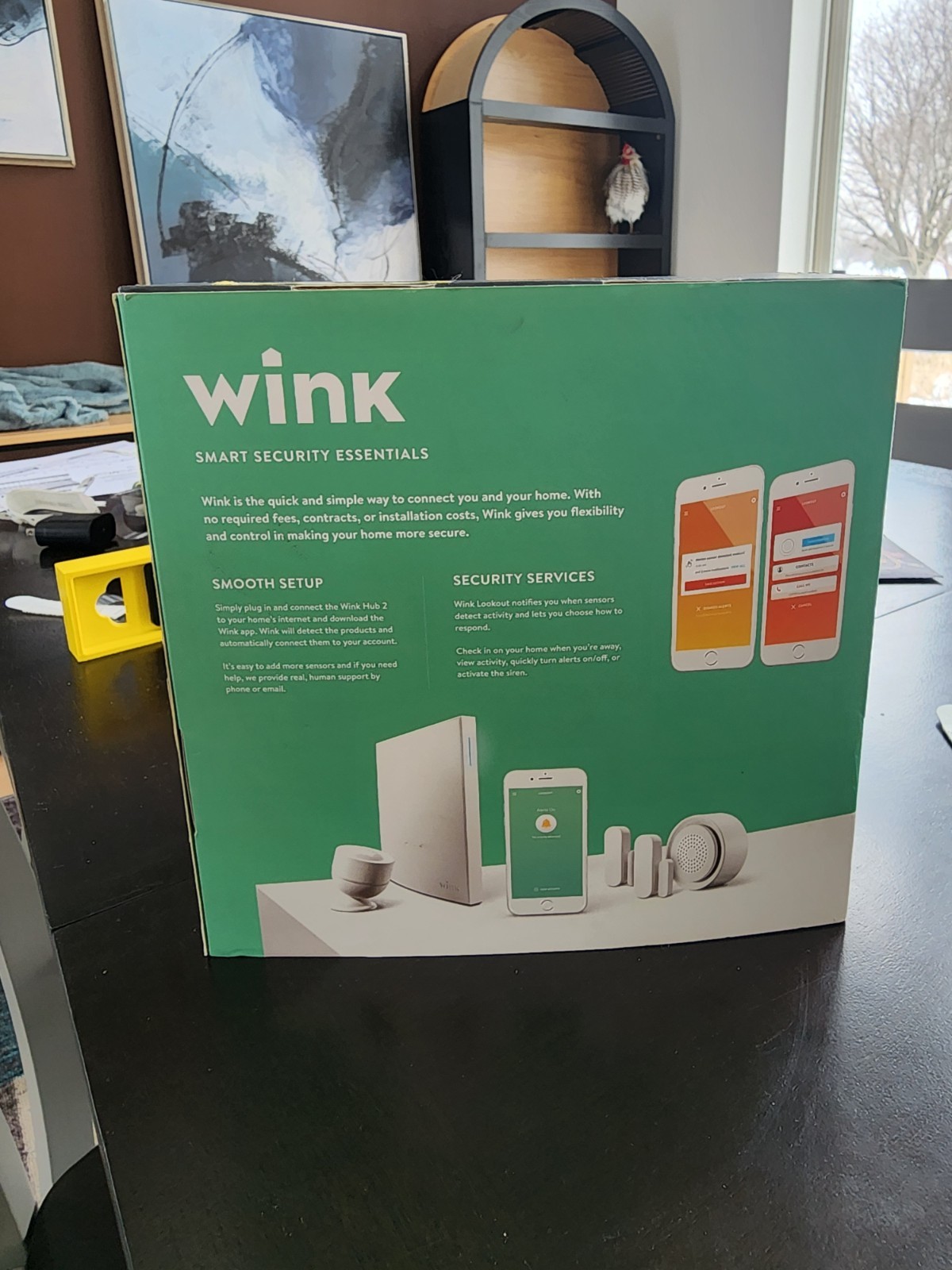 Wink Lookout Smart Security Essentials Kit Home Automation System Hub