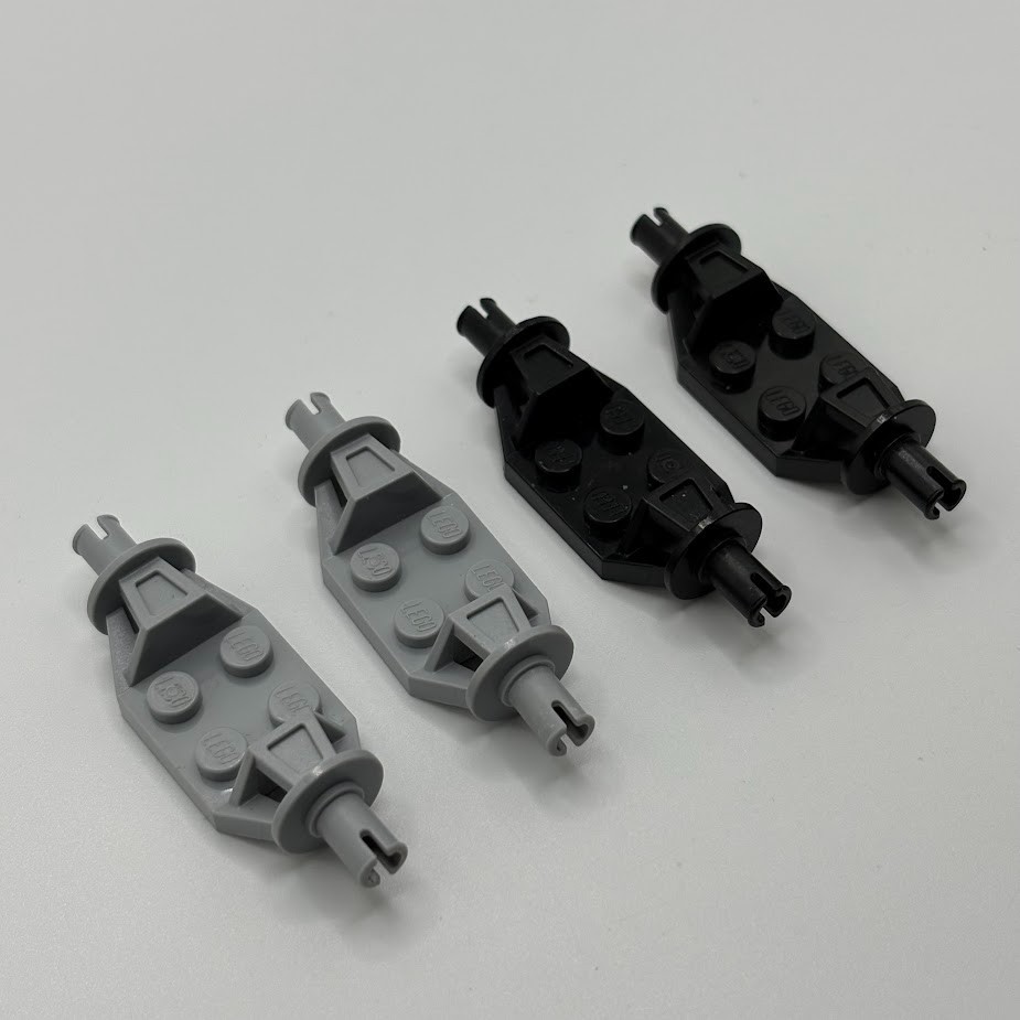 LEGO® Parts 47720 (2 pcs) Plate, Modified 2 x 2 with Wheels Holder Wide-Technic