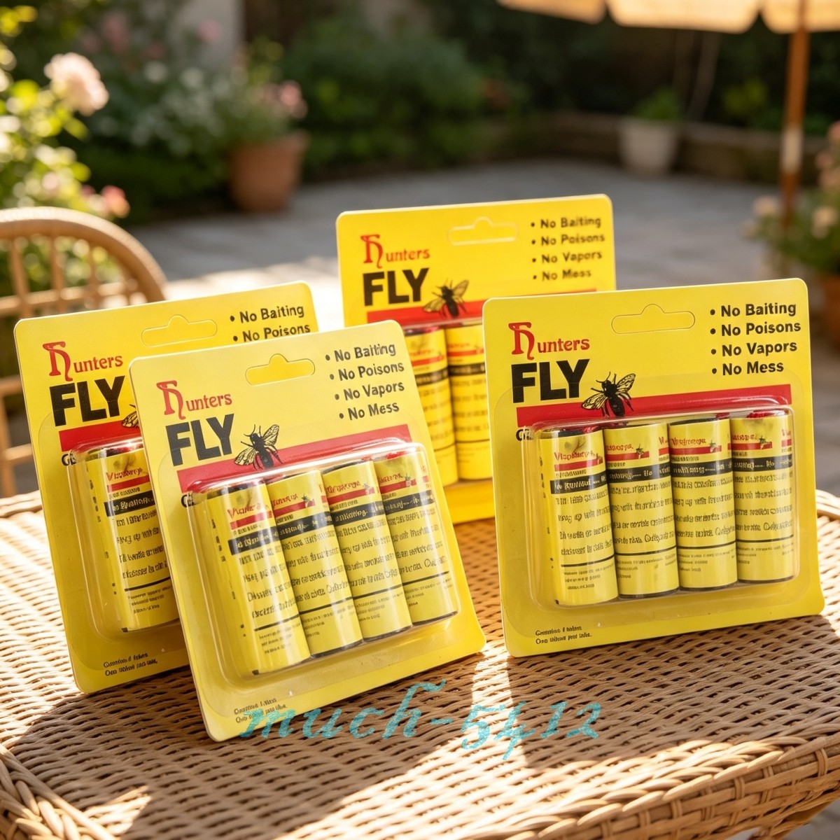 16 Rolls Insect Bug Fly Glue Paper Catcher Sticky Fungus Trap Ribbon Tape Strip