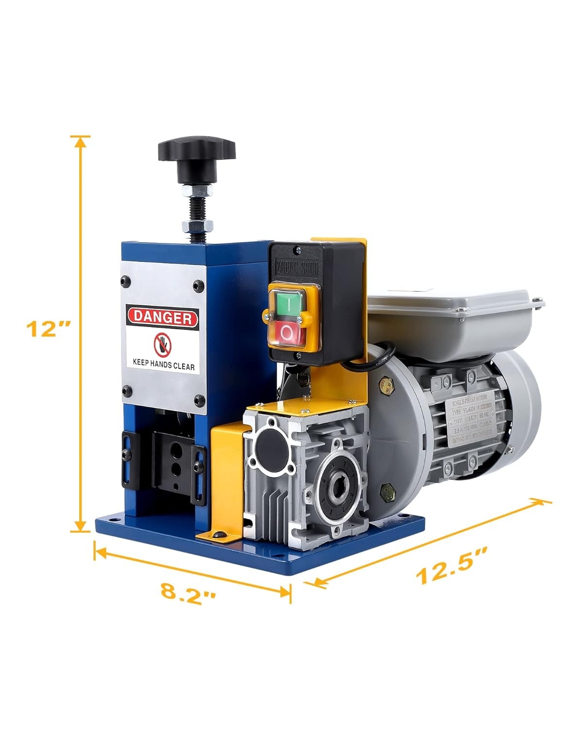 Automatic Wire Stripping Machine for 0.06" -0.98" High Precision for 7/0-15 AWG